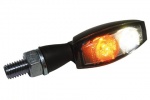 204-304 LED Blinker Positionsleuchten Einheit BLAZE, schwarzes Gehäuse, getöntes Glas, E-geprüft